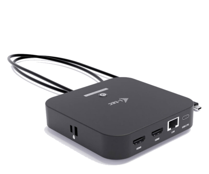 Stacja dokująca do laptopa i-tec USB-C Dual HDMI Dock Power Delivery 100W + Charger 100W